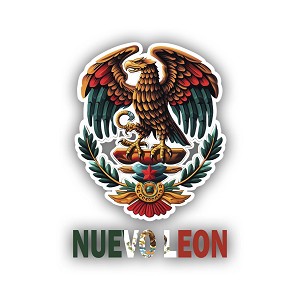 Pride Eagle Nuevo Leon NL Mexico  Precision Cut Decal