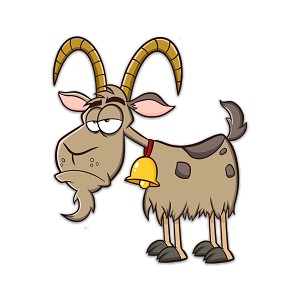 Grumpy Old Goat  Precision Cut Decal