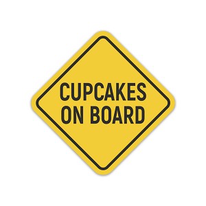 Cupcakes on Board Precision Cut Decal