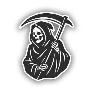 Grim Reaper  Precision Cut Decal 