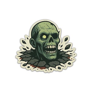 Zombie Precision Cut Decal