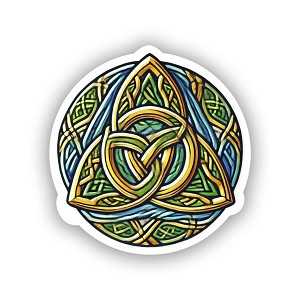 Celtic Knot Symbol of Eternity and Interconnectedness  Precision Cut Decal