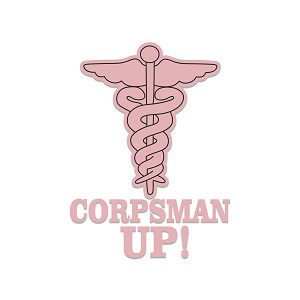 Corpsman UP Precision Cut Decal