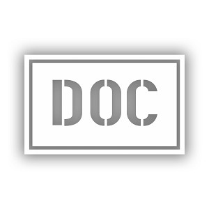 DOC Corpsman Precision Cut Decal