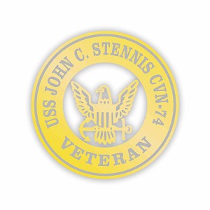 USS John C Stennis CVN-74 Veteran Precision Cut Decal 