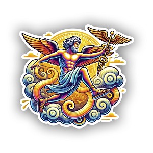 Colorful Hermes Presicion Cut Decal