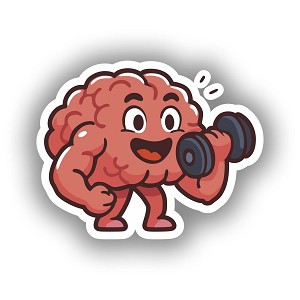 Cute Fitness Enthusiast  Presicion Cut Decal