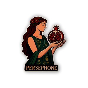 Persephone Greek Mythology Art  Presicion Cut Decal 
