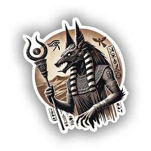 Seth Egyptian God  Presicion Cut Decal 