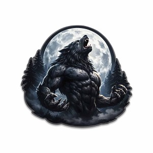 Alpha Werewolf Full Moon  Precision Cut Decal