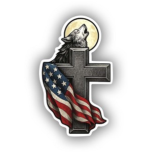 Howling Wolf Moon Precision Cut Decal