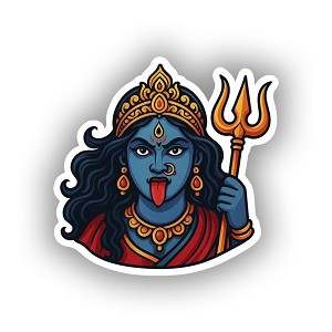 Hindu Goddess Kali Presicion Cut Decal