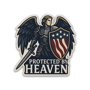 Archangel Michael Protected Presicion Cut Decal