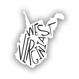 West Virginia WV State Pride Presicion Cut Decal