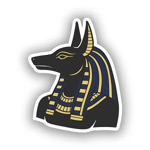 Egyptian God Anubis Presicion Cut Decal