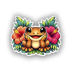 Puerto Rican Coqui Frog Presicion Cut Decal