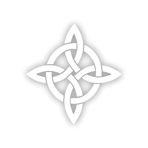 Witches Knot Decal Witch Node Wicca Symbol Precision Cut Decal