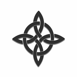 Witches Knot Decal Witch Node Wicca Symbol Precision Cut Decal 