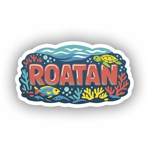 Roatan Snorkeling Paradise  Precision Cut Decal