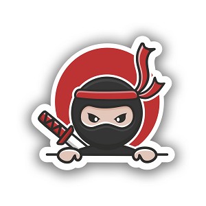 Japan Japanese Ninja  Precision Cut Decal