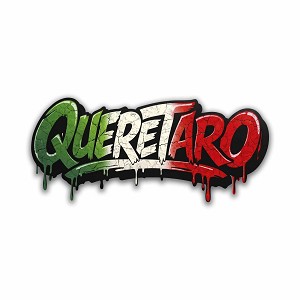 Dynamic Queretaro Graffiti Precision Cut Decal
