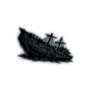 Dramatic High Contrast Ship Precision Cut Decal