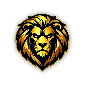 Lion Head  Precision Cut Decal