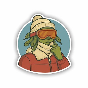 Winter Medusa Precision Cut Decal