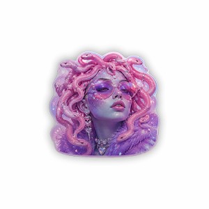 Retro Medusa Influencer Sticker Stylish Mythical  Precision Cut Decal