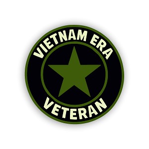 Vietnam Era Veteran Sticker Military  Precision Cut Decal