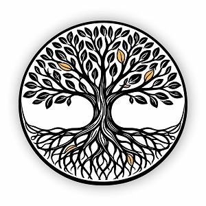 Elegant Tree of Life  Precision Cut Decal