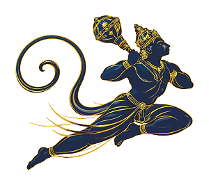 Hanuman Guardian Spirit  Precision Cut Decal