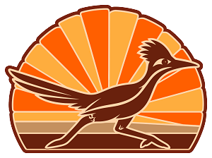 Minimal Roadrunner Silhouette  Precision Cut Decal 