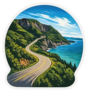 Cape Breton Highlands  Precision Cut Decal