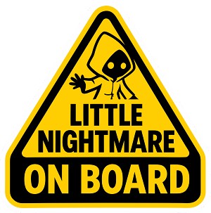 Little Nightmare on Board  Precision Cut Decal