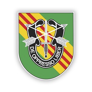 5th Special Forces Vietnam Army Airborne Precision Cut Decal