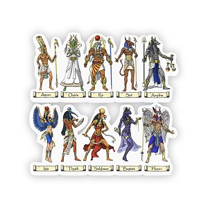 Ancient Egyptian Gods   Precision Cut Decal