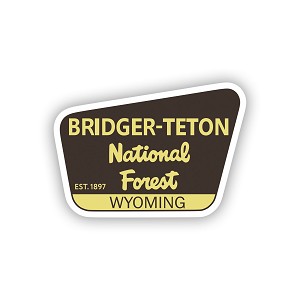 Bridger-Teton US National Forest  Precision Cut Decal
