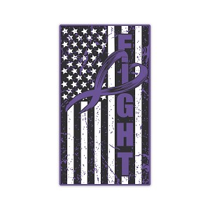 FIGHT USA Flag  Precision Cut Decal