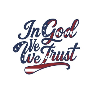 In God We Trust Precision Cut  Decal 