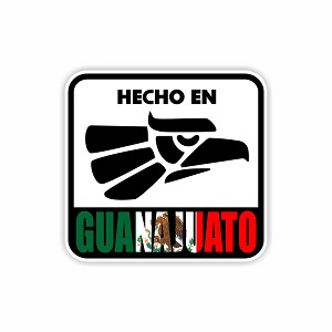 Hecho en Guanajuato Mexico Precision Cut Decal