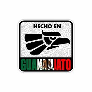 Hecho en Guanajuato Mexico Precision Cut Decal