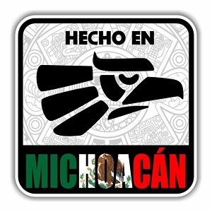 Hecho en Michoacan Mexico Precision Cut Decal