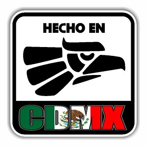 Hecho en Ciudad de Mexico, Mexico City (2),  Mexico Precision Cut Decal