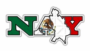 NAY Nayarit Mexico  Precision Cut Decal
