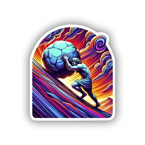 Cinematic Sisyphus Sticker (Peel N'Stick)