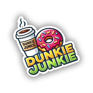 Dunkie Junkie,  Sticker  (Peel N' Stick)