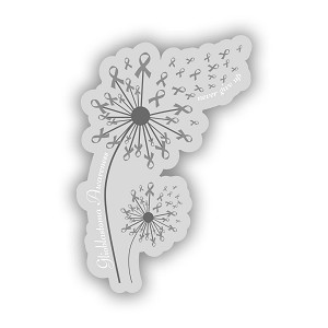 Glioblastoma Disease Awareness  Sticker (Peel N'Stick)