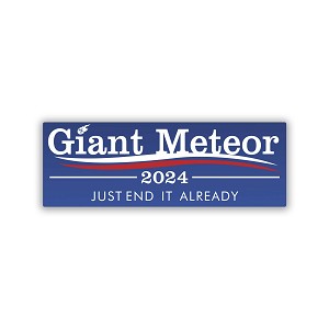 Giant Meteor 2024 Sticker (Peel N'Stick)
