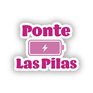 Ponte Las Pilas by Eres Fuego  Sticker (Peel N'Stick)